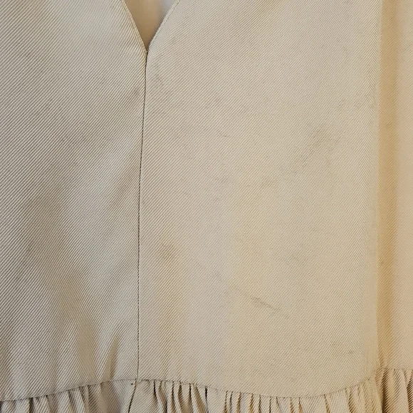 Zara Tan Long Sleeve Tiered Dress - Picture 4 of 8